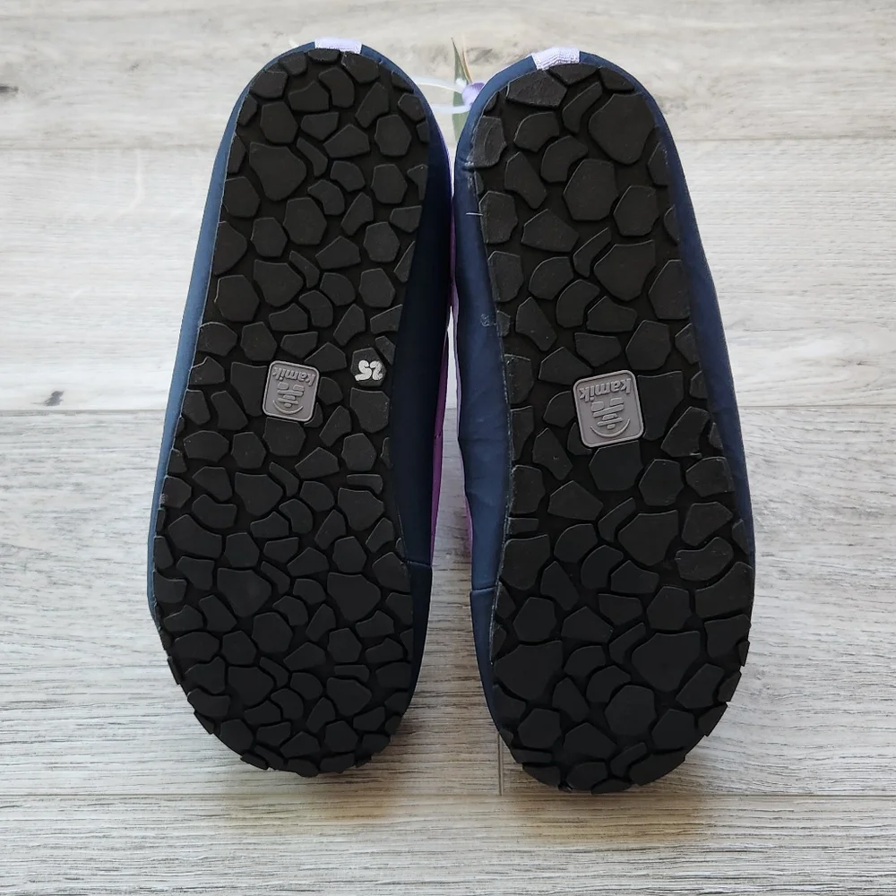 Kamik Purple Boot Girls 5 Puffy Mid Slipper Winter Boot Nwt